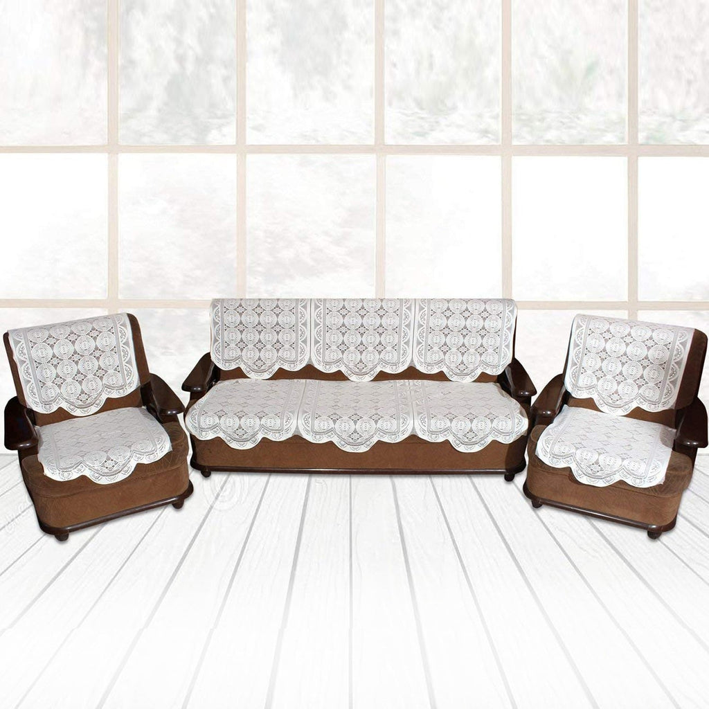 Elegant Floral Sofa Protector Runner 