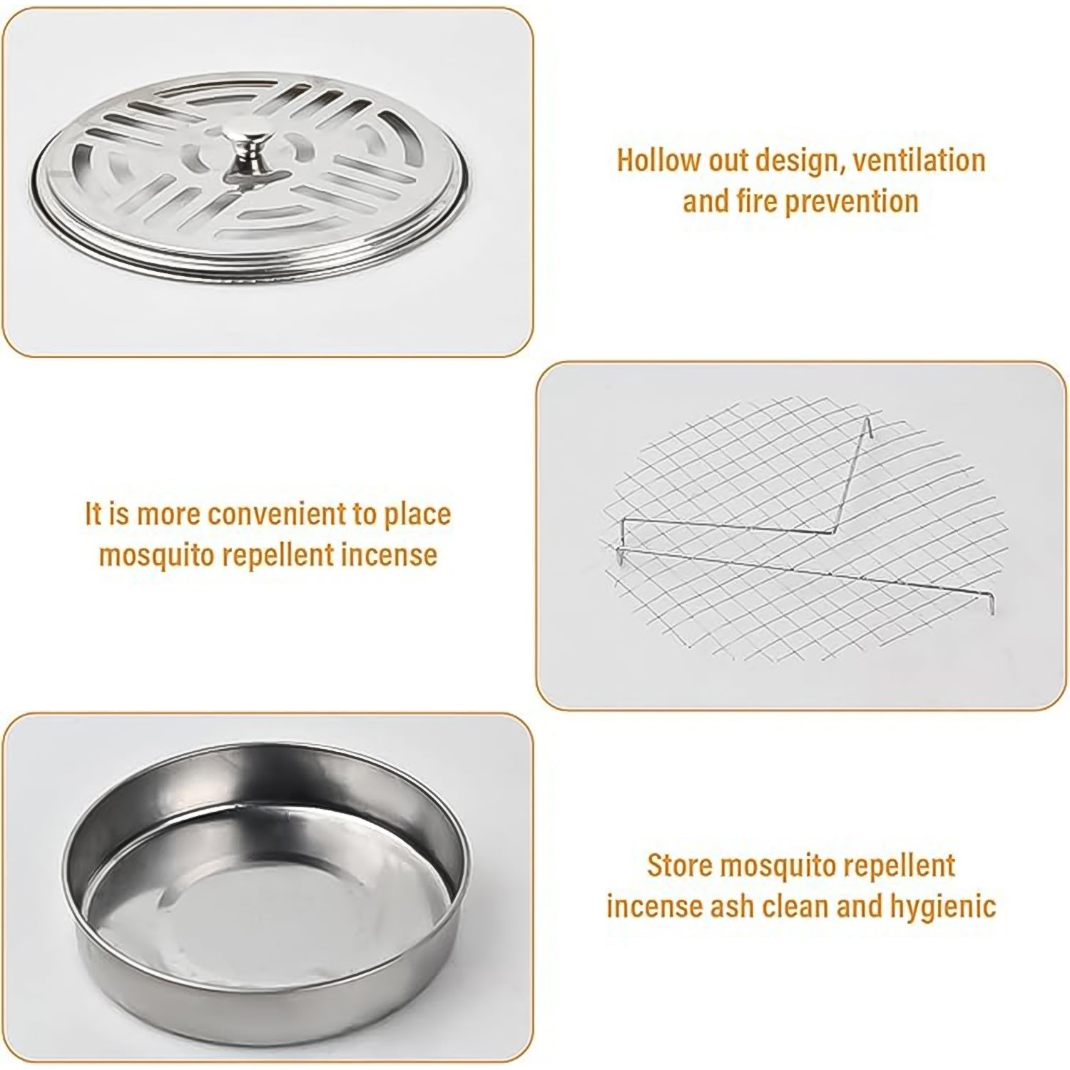 Decorative Mosquito Coil Holder Mosquito Coil Container,  for Home Patio