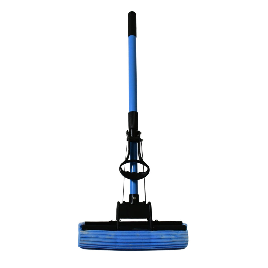 Floor Cleaning Squeeze Mop with Adjustable Telescopic Handle and Squeegee Pocha (1 Pc)