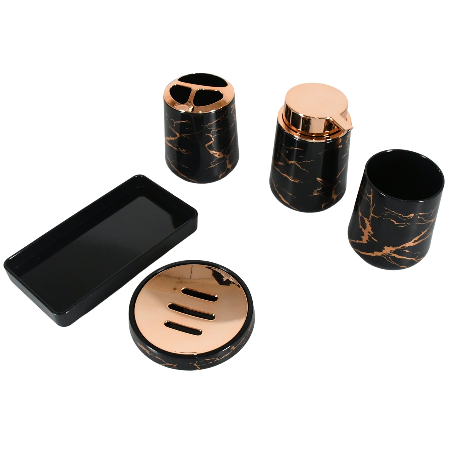 Bathroom Accessory Set Bathroom Decor Premium Quality (5 PCS)