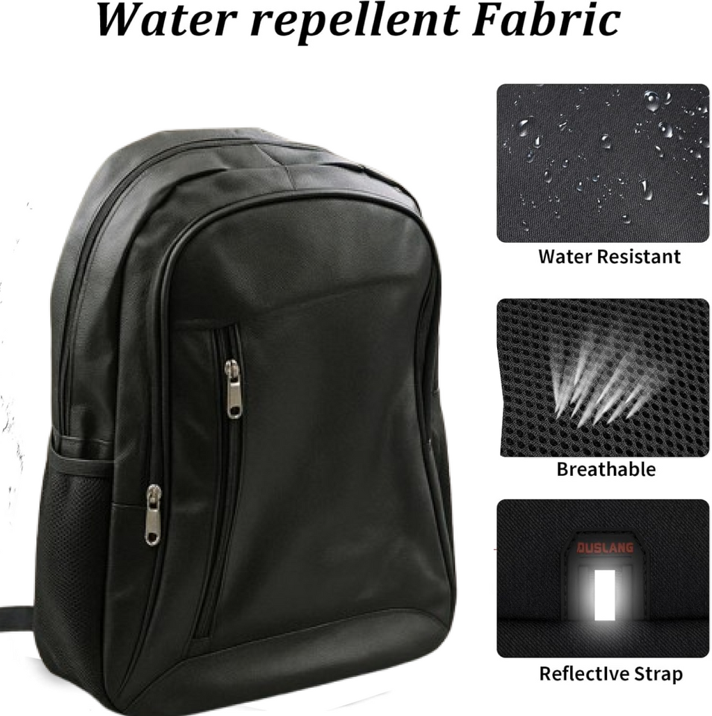 Slim, Durable Water-Resistant Unisex Laptop Backpack – College Bag