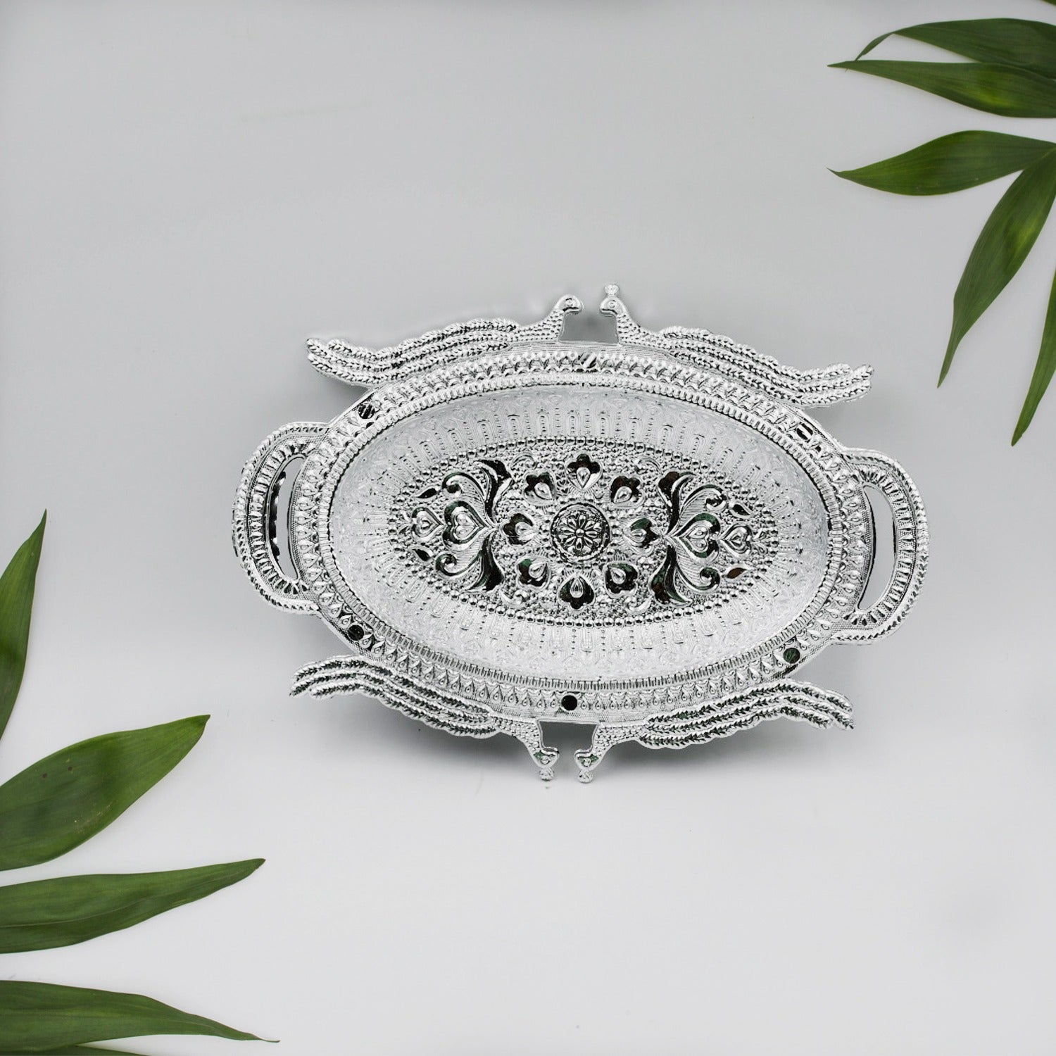 Decorative Mukhwas Serving Tray – Fancy Dry Fruit & Candy Serving Plate