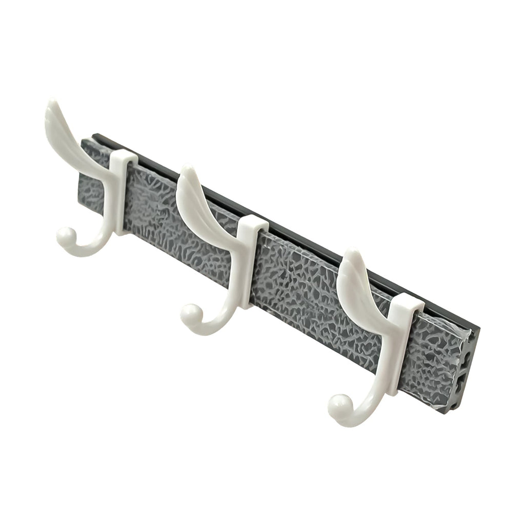 Wall Mounted Coat Hanger Rack – 6 Hooks for Clothes, Jackets & Hats