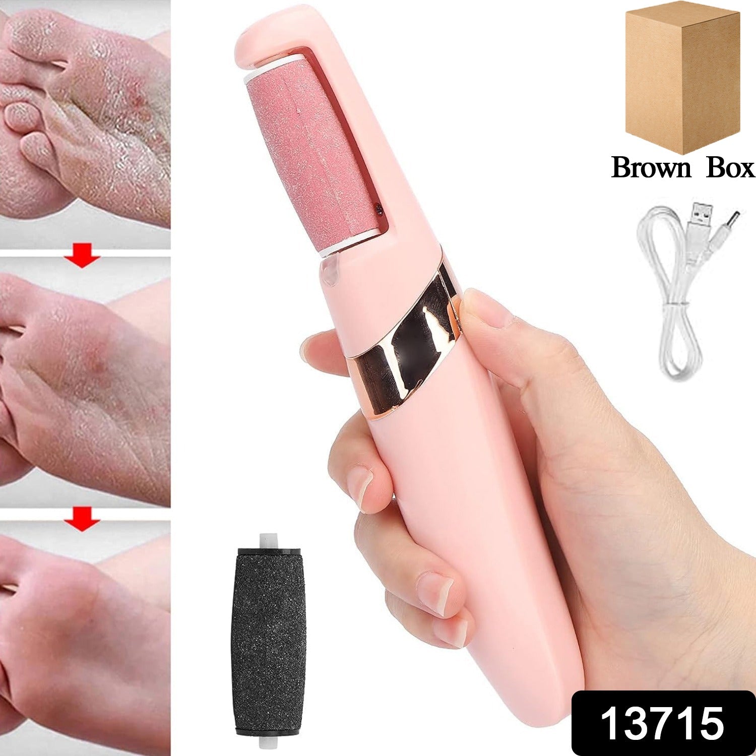 Flewless Pedi Electronic Pedicure Tool (1 Set)